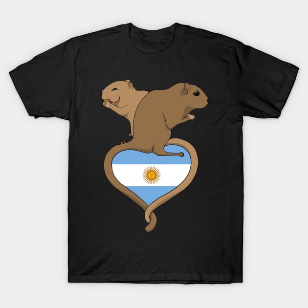 Gerbil Argentina (light) T-Shirt by RampArt